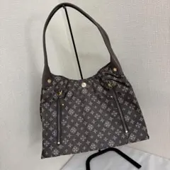 ラシット ショルダーバッグ 　グレー　ナイロン　台形 　no.103