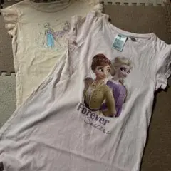アナと雪の女王 Tシャツ２枚セット エルサ アナ H&M UT