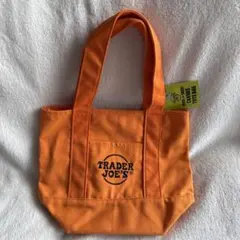 Trader Joe's トレーダージョーズ　トートバッグ　トレジョ　オレンジ