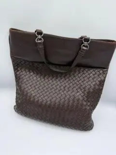 訳あり　ボッテガヴェネタ イントレチャート トートバッグ ブラック レザー