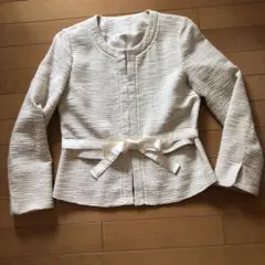 ツイードジャケット　入学式　セレモニー　春　羽織