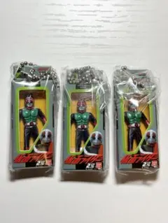 仮面ライダー ソフビパッケージチャーム 新2号 3個セット