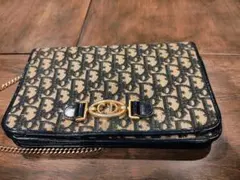 Christian Dior ヴィンテージ トロッター チェーンショルダーバッグ