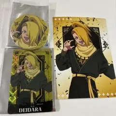 NARUTO ナルト アラベスクファッション 缶バッジ カード 特典 デイダラ