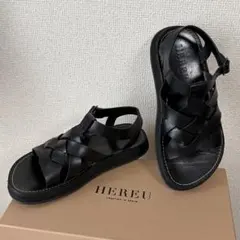 ヘリュー　BELTRA　フィッシャーマン　サンダル　ブラック　37 24.0のサムネイル