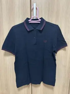 FRED PERRY ネイビー ポロシャツ UK 10