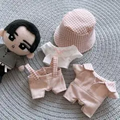 すのチル　ぬい服セット　ブラウス&サスペンダーパンツ&つなぎ＆バケハ