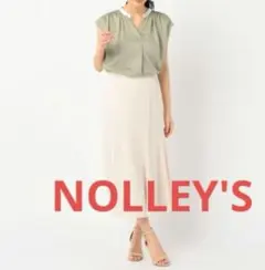 NOLLEY'S*ノーリーズ* リヨセルギャザーカットブラウス３８のサムネイル