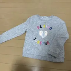 H&M スパンコール カットソー