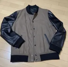 ウール×レザーのスタジャンのサムネイル