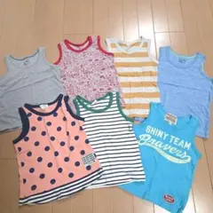 【GAP・無印・ユニクロ他】ベビータンクトップ80～100cm 7枚セット