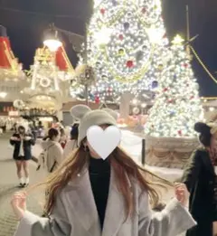 ディズニーリゾートオフィシャルグッズ　ミッキー耳付きアイボリー帽子