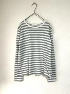 earth music&ecology トップス カットソー 長袖 ボーダー M