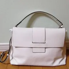 GIANNI CHIARINI　2way ワンハンド ショルダーバッグ　ホワイト