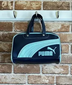 PUMA ミニボストンバッグ ネイビー／ブルー