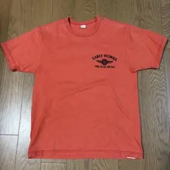 THE FLAT HEAD プリントTシャツ オレンジ サイズ38のサムネイル