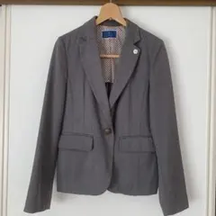 THE EMPORIUM グレー テーラードジャケット