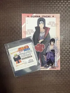 NARUTO 小さくなっちゃった イタチポストカード、サスケアクリルイラスト