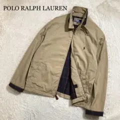 90s ポロラルフローレン ドリズラージャケット ポニーロゴ ブルゾン コットン