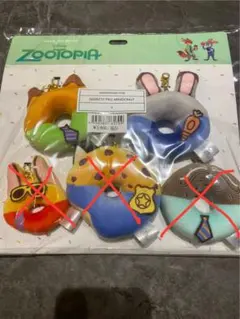 ディズニー ストア　ズートピア ドーナツ ぬいぐるみ キーホルダー　送料込み