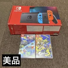 【美品早い者勝ち】Switch 本体　スプラトゥーン3 マリオギャラクシー1+2