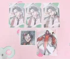 にじさんじ　魁星　チェキ、ステッカー、スクエアカード5枚セット