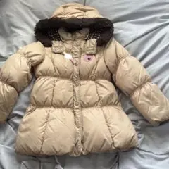 DOUBLE B ベージュ ダウンコート定価45000