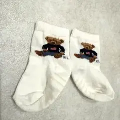 Ralph Lauren ベビー靴下 クマ刺繍