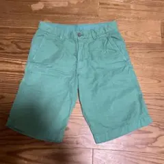 美品　ユニクロ　チノショートパンツ　ライトグリーン　S