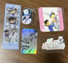 名探偵コナン 怪盗キッド セリア　コナンカフェ　ステッカー　コースター
