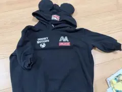 ディズニー　ミッキー 耳付きパーカー 100cm DISNEY MOTORS
