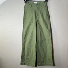 【JS relume】ストレッチ ベイカーパンツ カーキ(34)