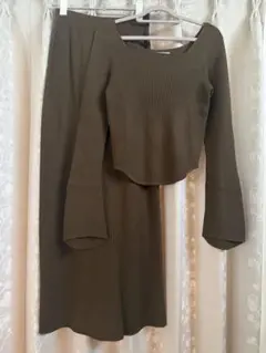 UNIQLO mame kurogouchi 3DリブニットセットアップMサイズ