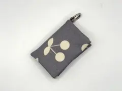 12 カラビナ付きミニ財布　ミニポーチ