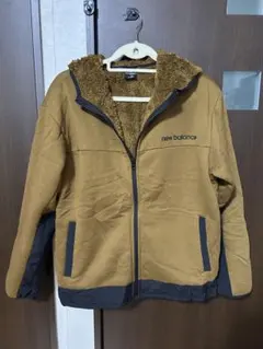 new balance ニューバランス ボアジャケット ジップアップパーカー L