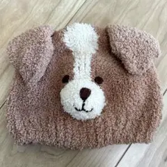 美品 アカチャンホンポ ニット帽　アニマルモコモコ　柴犬
