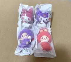 新品　モンチッチ　マイメロ　クロミ　おすわりぎゅっとマスコット　コンプリート