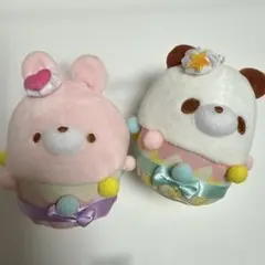 うさぎとクマのぬいぐるみセット
