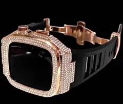 Apple Watchキラキラカバーケースアップルウォッチ用バンドラバーベルトm