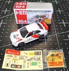 トミカ　三菱ランサーエボリューションⅣ　WRCタイプ　メタルバッチ入り
