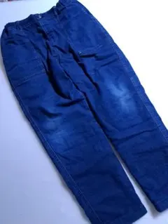 UNIQLO　キッズ　150　ストレッチウォームデニムパンツ 長ズボン　暖パン