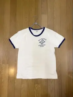 70年代 アメリカ製 バータグ後期 染み込み Champion リンガーTシャツ