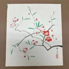 高級色紙「朝顔」小林香 日本画 - メルカリ