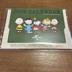 2026年 スヌーピー 卓上カレンダー