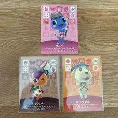 し*ま様 ブーケ パッチ キャラメル アミーボカードセット