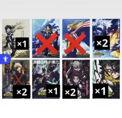 【バラ売り可能】　ヒロアカ　一番くじ　幸せの上に　H賞 クリアポスター