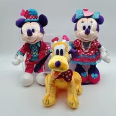 ディズニー パルパルーザ ぬいぐるみバッジ 3点セット