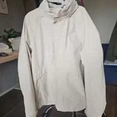 ユニクロ ウィンドプルーフスタンドブルゾン オフホワイト サイズL