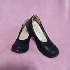 ラックラック空飛ぶ洗えるエレガントパンプス