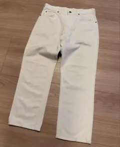 20SS LEMAIREルメール ブーツカットホワイトデニム46 - メルカリ